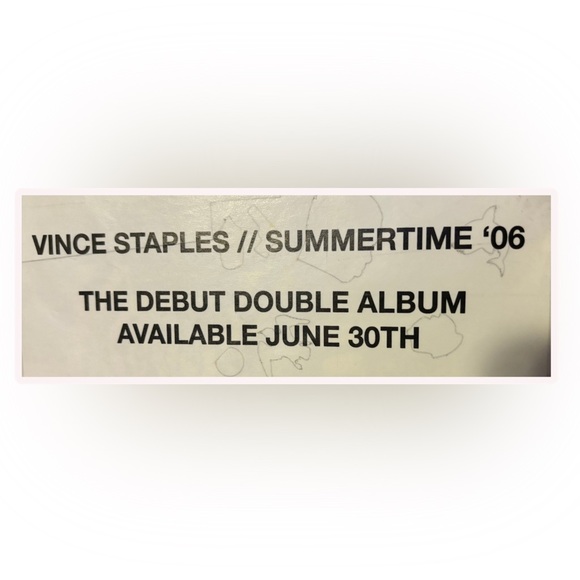 Vince Staples - Summertime ‘06 - Sticker - Picture 2 of 2